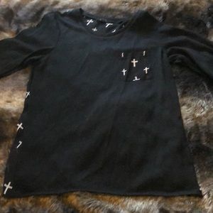 Black cross top 🖤